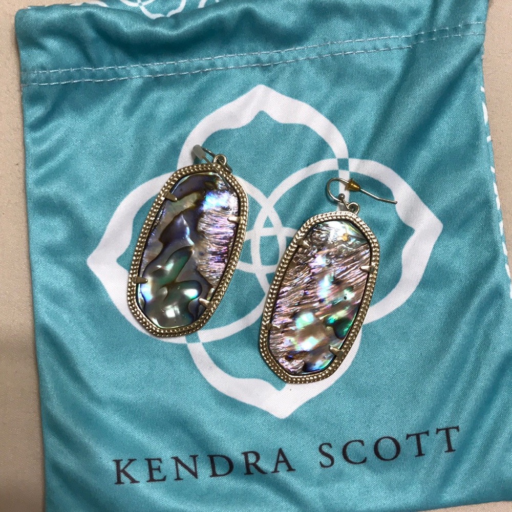 Kendra Scott Danielle earrings - Abalone shell